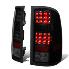 Load image into Gallery viewer, 07-14 GMC Sierra LED Tail Lights Black Smoke
