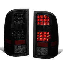 Load image into Gallery viewer, 07-14 GMC Sierra LED Tail Lights Black Smoke