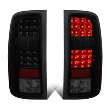 Load image into Gallery viewer, 07-14 GMC Sierra LED Tail Lights Black Smoke