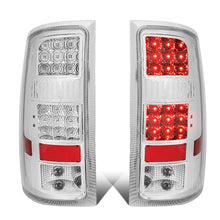 Load image into Gallery viewer, 2007-2014 GMC Sierra LED Tail Lights - Chrome/Clear