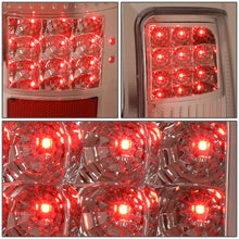Load image into Gallery viewer, 2007-2014 GMC Sierra LED Tail Lights - Chrome/Clear