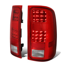 Load image into Gallery viewer, 07-14 GMC Sierra LED Tail Lights Chrome/Red