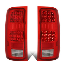 Load image into Gallery viewer, 07-14 GMC Sierra LED Tail Lights Chrome/Red