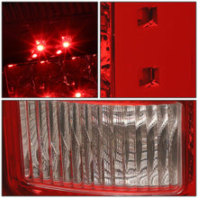 Load image into Gallery viewer, 07-14 GMC Sierra LED Tail Lights Chrome/Red