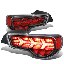 Load image into Gallery viewer, 13-17 Subaru BRZ Black Housing Clear Lens Red Signal Tail Lights