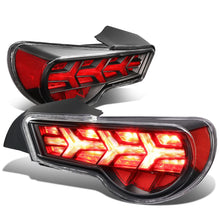 Load image into Gallery viewer, 13-17 Subaru BRZ Black Housing Clear Lens Red Signal Tail Lights