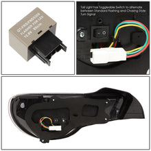 Load image into Gallery viewer, 13-17 Subaru BRZ Black Housing Smoke Lens Tail Lights