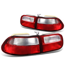 Load image into Gallery viewer, 92-95 Honda Civic 2/3-Door Red Clear Tail Lights