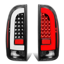 Load image into Gallery viewer, 2005-2015 Toyota Tacoma L-Bar Style 3D LED Tail Lights - Black/Clear