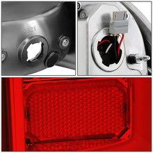 Load image into Gallery viewer, 2005-2015 Toyota Tacoma L-Bar Style 3D LED Tail Lights Chrome/Red