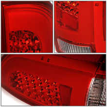 Load image into Gallery viewer, 2005-2015 Toyota Tacoma L-Bar Style 3D LED Tail Lights Chrome/Red