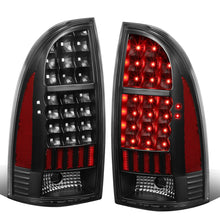 Load image into Gallery viewer, 2005-2015 Toyota Tacoma LED Tail Lights - Black/Clear