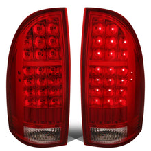 Load image into Gallery viewer, 2005-2015 Toyota Tacoma LED Tail Lights - Chrome Red