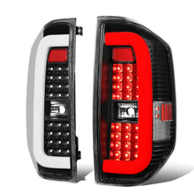 Load image into Gallery viewer, 14-18 Toyota Tundra Tube Bar Style 3D LED Tail Lights - Black/Clear