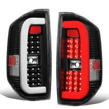 Load image into Gallery viewer, 14-18 Toyota Tundra Tube Bar Style 3D LED Tail Lights - Black/Clear