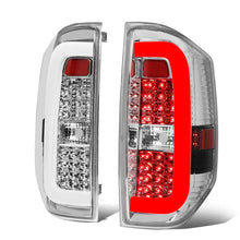 Load image into Gallery viewer, 14-18 Toyota Tundra Tube Bar Style 3D LED Tail Lights - Chrome/Clear
