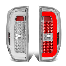 Load image into Gallery viewer, 14-18 Toyota Tundra Tube Bar Style 3D LED Tail Lights - Chrome/Clear