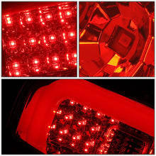 Load image into Gallery viewer, 14-18 Toyota Tundra Tube Bar Style 3D LED Tail Lights Chrome/Red