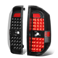 Load image into Gallery viewer, 14-18 Toyota Tundra Full LED Tail Lights Black/Clear