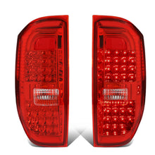 Load image into Gallery viewer, 2014-2018 Toyota Tundra Full LED Tail Lights - Chrome/Red