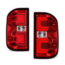 Load image into Gallery viewer, 14-19 Chevrolet Silverado / GMC Sierra Dually Red Clear Tail Lights