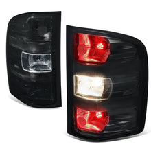 Load image into Gallery viewer, 2007-2013 Silverado Black Smoke Tail Lights