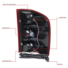Load image into Gallery viewer, 2007-2013 Chevrolet Silverado Red Clear Tail Light Left