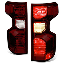 Load image into Gallery viewer, 2019-2024 Chevrolet Silverado 1500 LED Dark Red Tail Lights