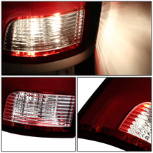 Load image into Gallery viewer, 2009-2022 Dodge Ram LED Tail Lights Dark Red Pair