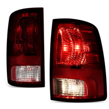 Load image into Gallery viewer, 2009-2022 Dodge Ram LED Tail Lights Dark Red Pair