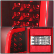 Load image into Gallery viewer, 2015-2022 Chevrolet Colorado Black LED Tail Lights Red Clear Lens