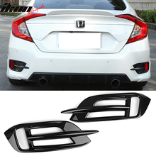 Load image into Gallery viewer, 2016-2021 Honda Civic Sedan 10th Gen Print Rear Fog Lights Cover CF