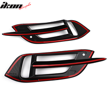 Load image into Gallery viewer, 2016-2021 Honda Civic Sedan 10th Gen Print Rear Fog Lights Cover CF