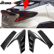 Load image into Gallery viewer, Fits 17-18 Toyota C-HR MD 4 Piece Rear Taillight Covers CF Print