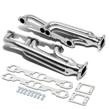 Load image into Gallery viewer, Chevrolet SBC Twin Turbo Manifold T3 Flange Top Mount Stainless Steel