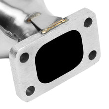 Load image into Gallery viewer, Chevrolet SBC Twin Turbo Manifold T3 Flange Top Mount Stainless Steel