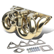 Load image into Gallery viewer, Honda B-Series Ram Horn Style Turbo Manifold - Stainless Steel
