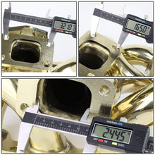 Load image into Gallery viewer, Honda B-Series Ram Horn Style Turbo Manifold - Stainless Steel