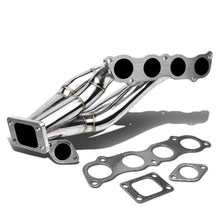 Load image into Gallery viewer, Honda K20 K-Series Side Mount Turbo Manifold T3 Flange Stainless Steel