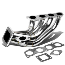 Load image into Gallery viewer, Honda K20 K-Series Side Mount Turbo Manifold T3 Flange Stainless Steel