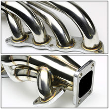 Load image into Gallery viewer, Honda K20 K-Series Side Mount Turbo Manifold T3 Flange Stainless Steel