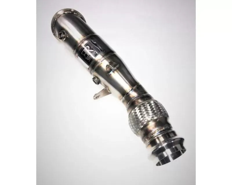 B46 Engine - US Spec 200 CEL Catted Downpipes-Thermal Coated Black Finish (TO-EXH002TBCAT)