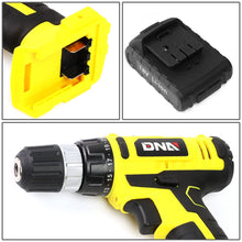 Load image into Gallery viewer, 46-Piece Tool Set with Cordless Drill - Black/Yellow