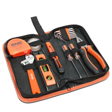 Load image into Gallery viewer, 16-Piece Tool Set with Storage Box - Black/Orange