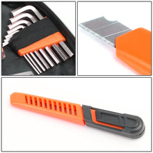 Load image into Gallery viewer, 16-Piece Tool Set with Storage Box - Black/Orange