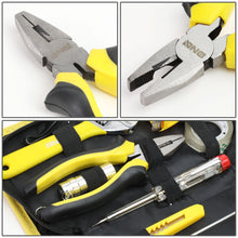 Load image into Gallery viewer, 18-Piece Tool Set with Storage Box - Black/Yellow