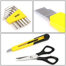 Load image into Gallery viewer, 18-Piece Tool Set with Storage Box - Black/Yellow