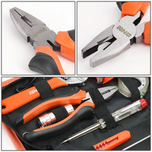 Load image into Gallery viewer, 18-Piece Tool Set with Storage Box - Black Orange