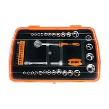 Load image into Gallery viewer, 41-Piece Screwdriver Bit Tool Set Kit - Black/Orange