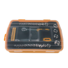 Load image into Gallery viewer, 41-Piece Screwdriver Bit Tool Set Kit - Black/Orange